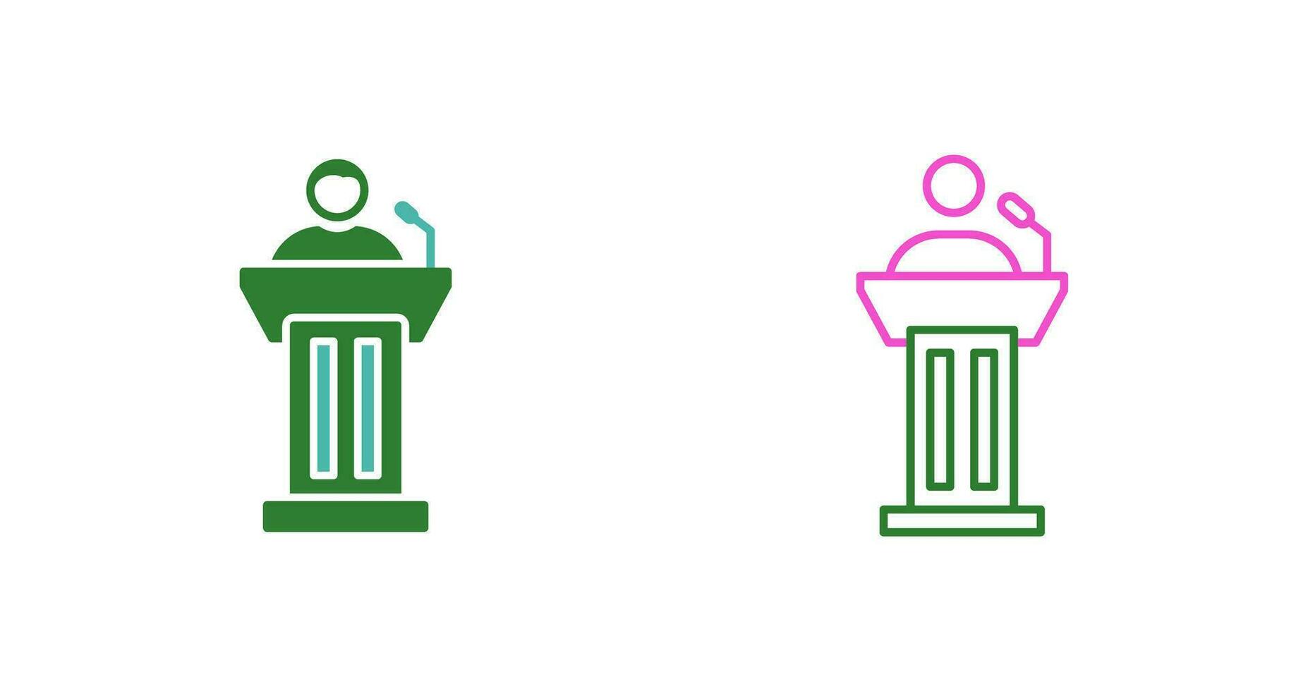 Podium Vector Icon