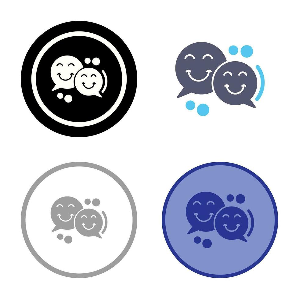 Chatting Vector Icon