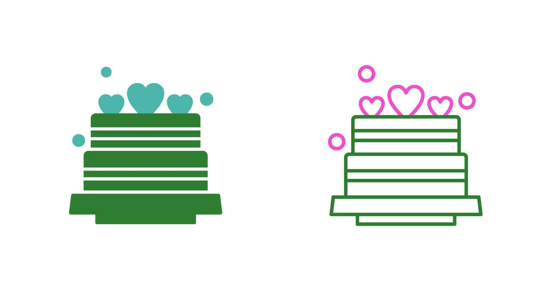 Wedding Cake Vector Icon