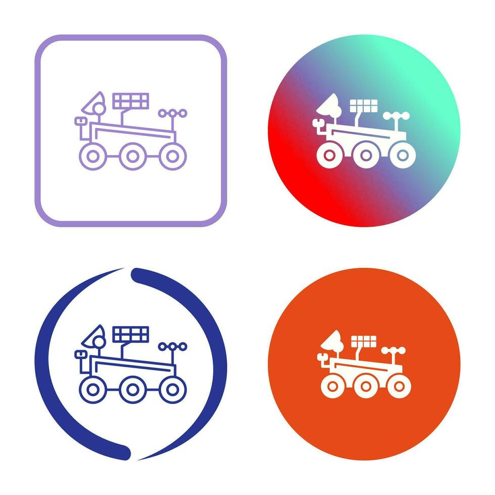 Mars Rover Vector Icon