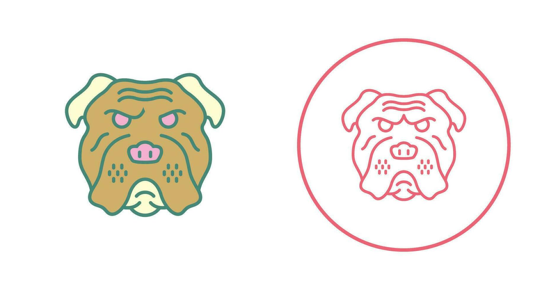 Bulldog Vector Icon