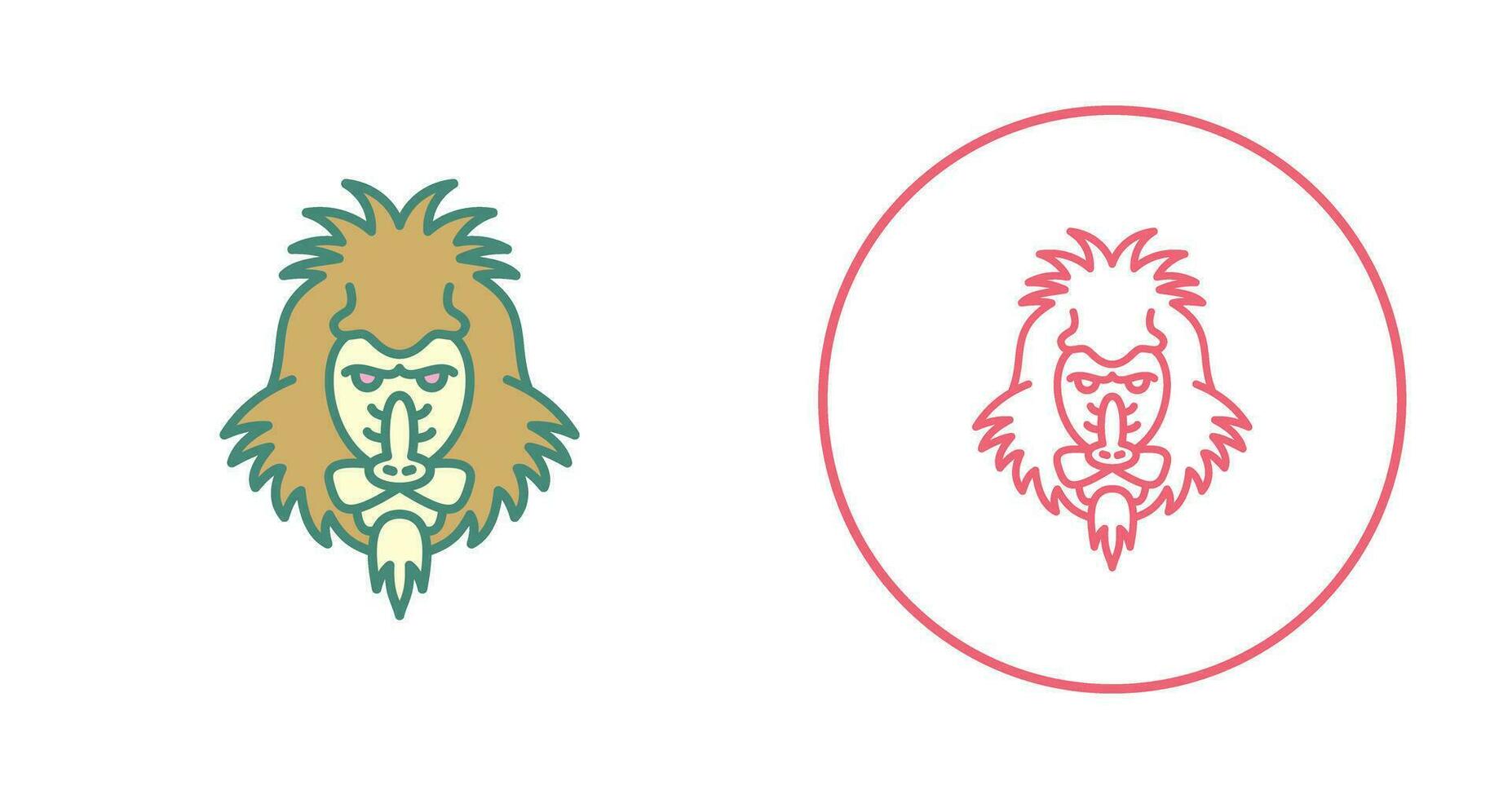 Mandrill Vector Icon