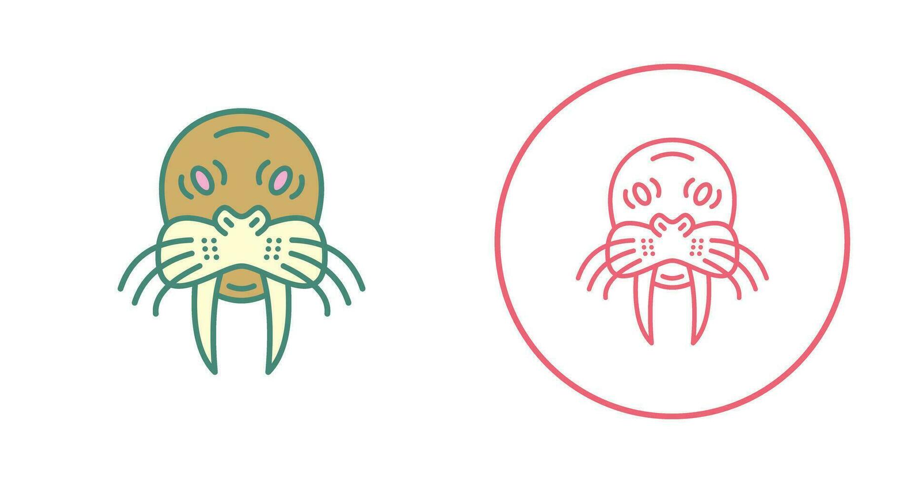 Walrus Vector Icon
