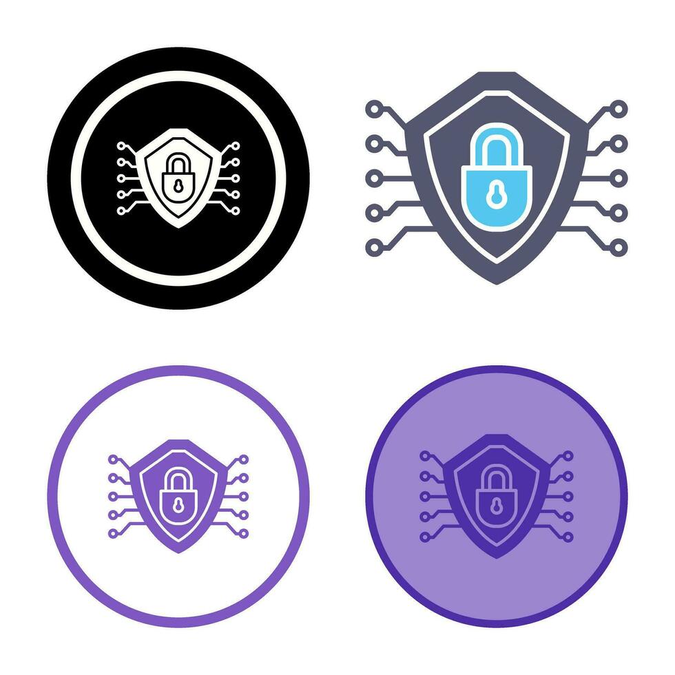 Cyber Security Vector Icon