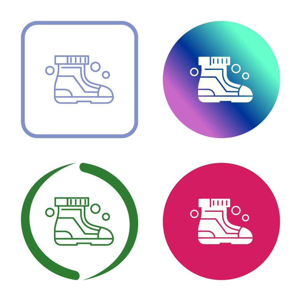 Ski Boots Vector Icon