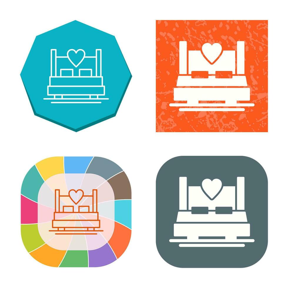 Double Bed Vector Icon