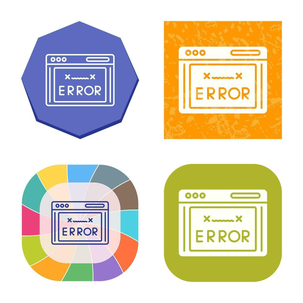 Error Code Vector Icon 34652117 Vector Art at Vecteezy