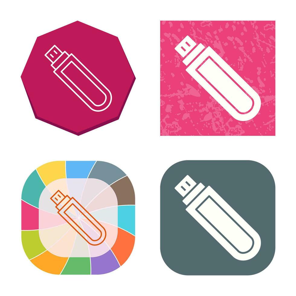 Unique USB Drive Vector Icon