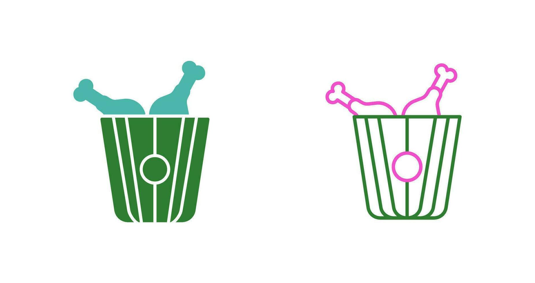 Fried Chicken Vector Icon