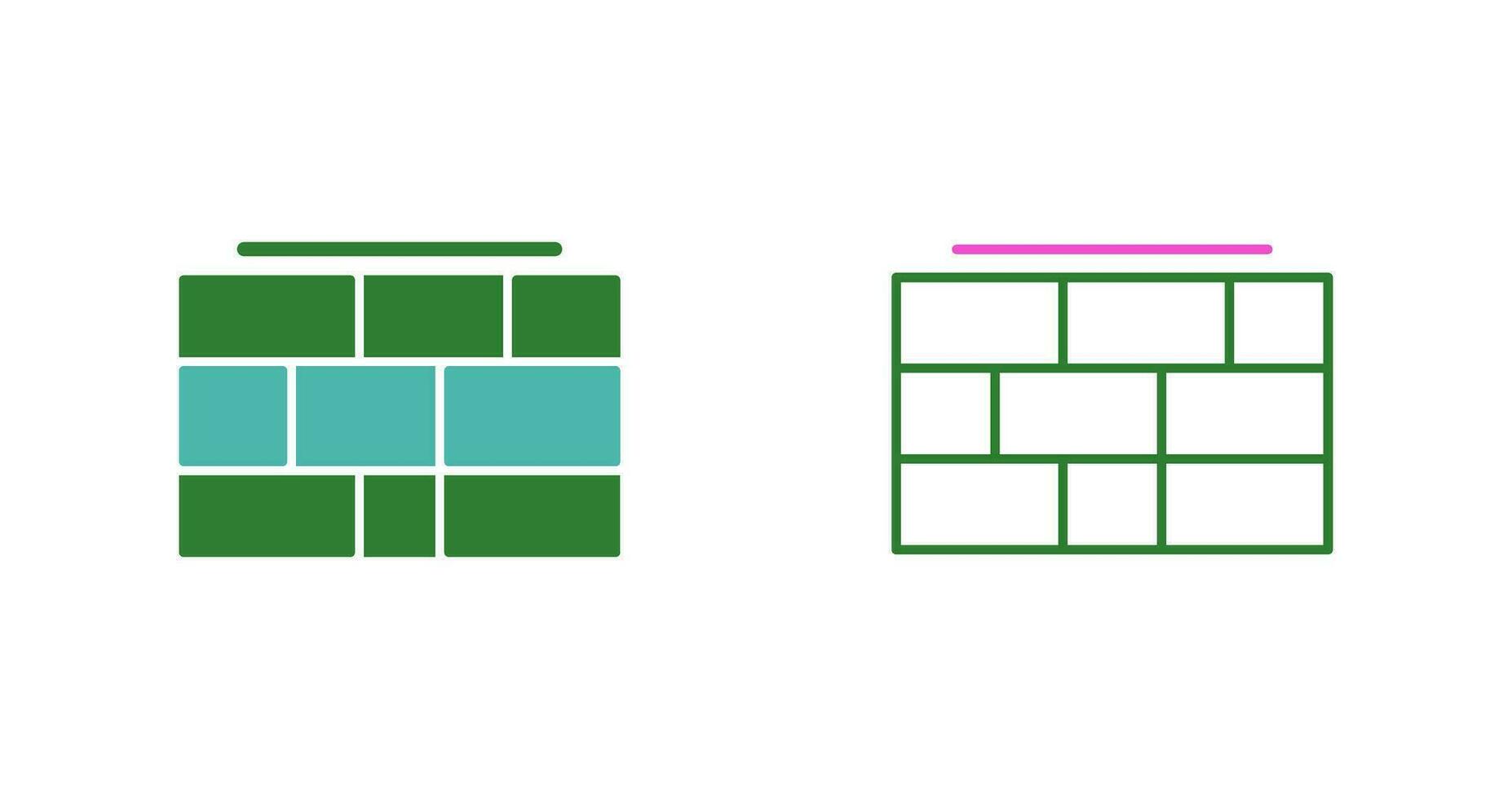 Brick wall Vector Icon