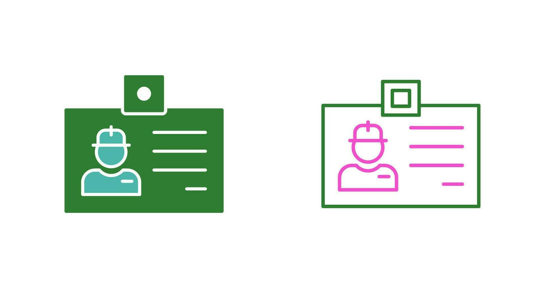 Identity Card Vector Icon
