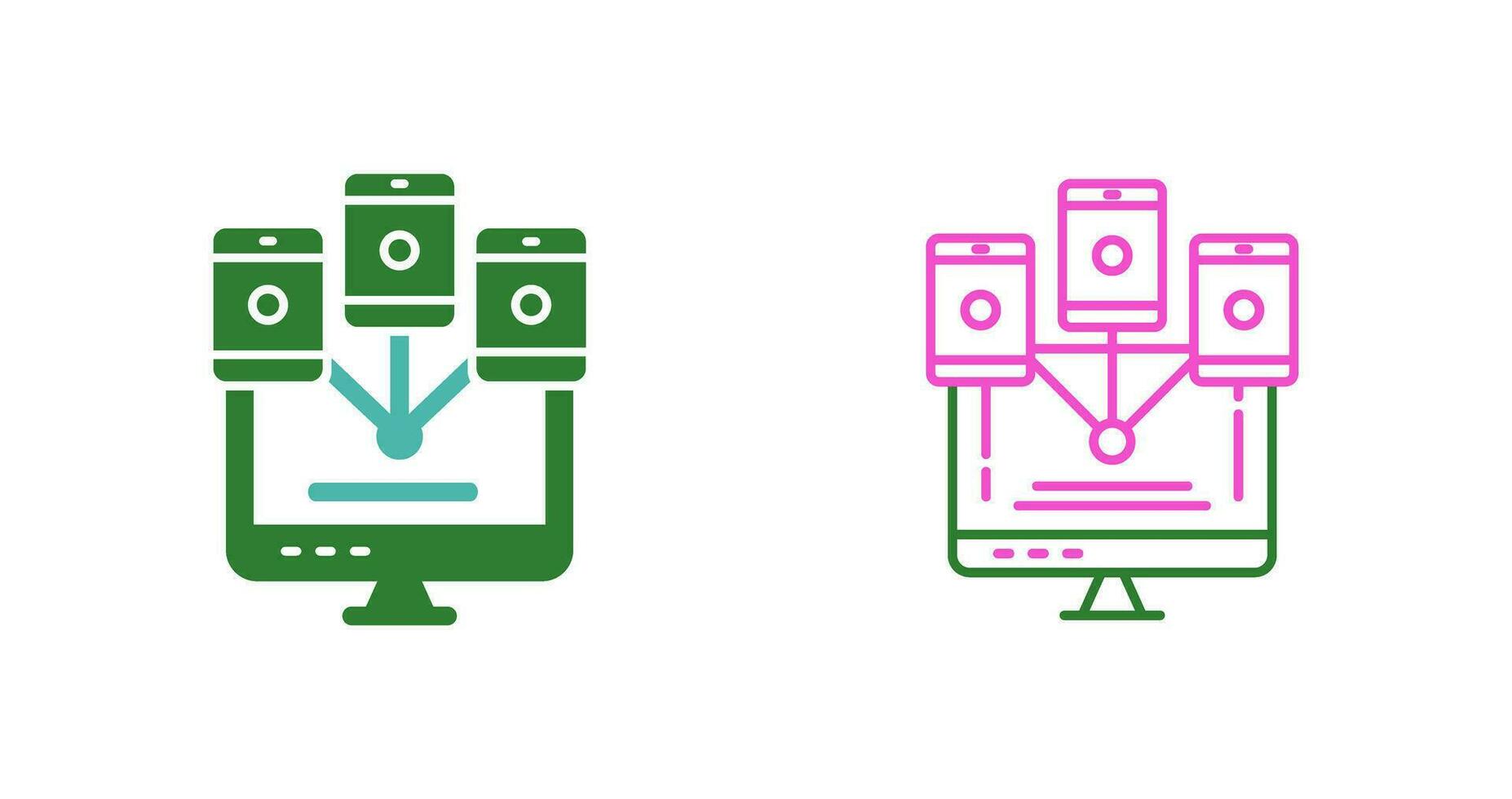 Computer Networks Vector Icon