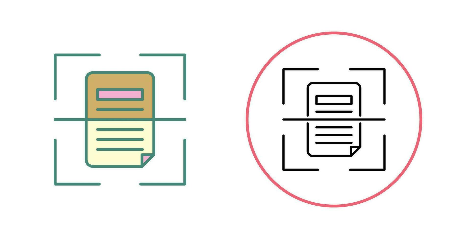 Scan Vector Icon