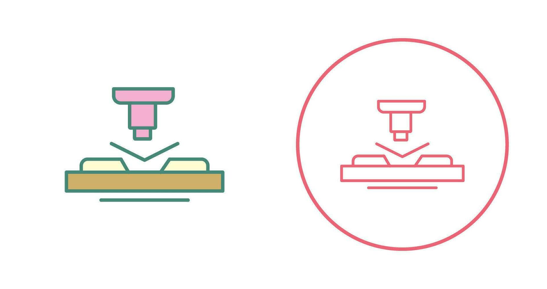 Press Vector Icon