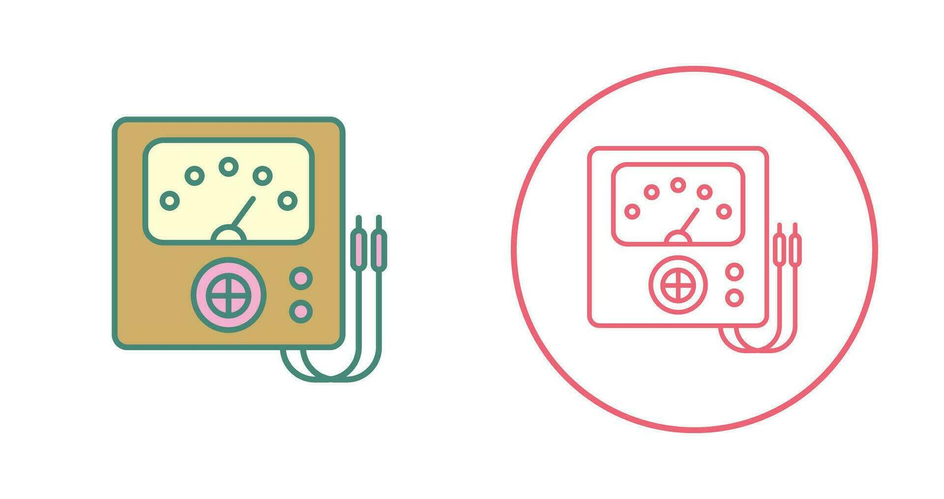 Voltmeter Vector Icon
