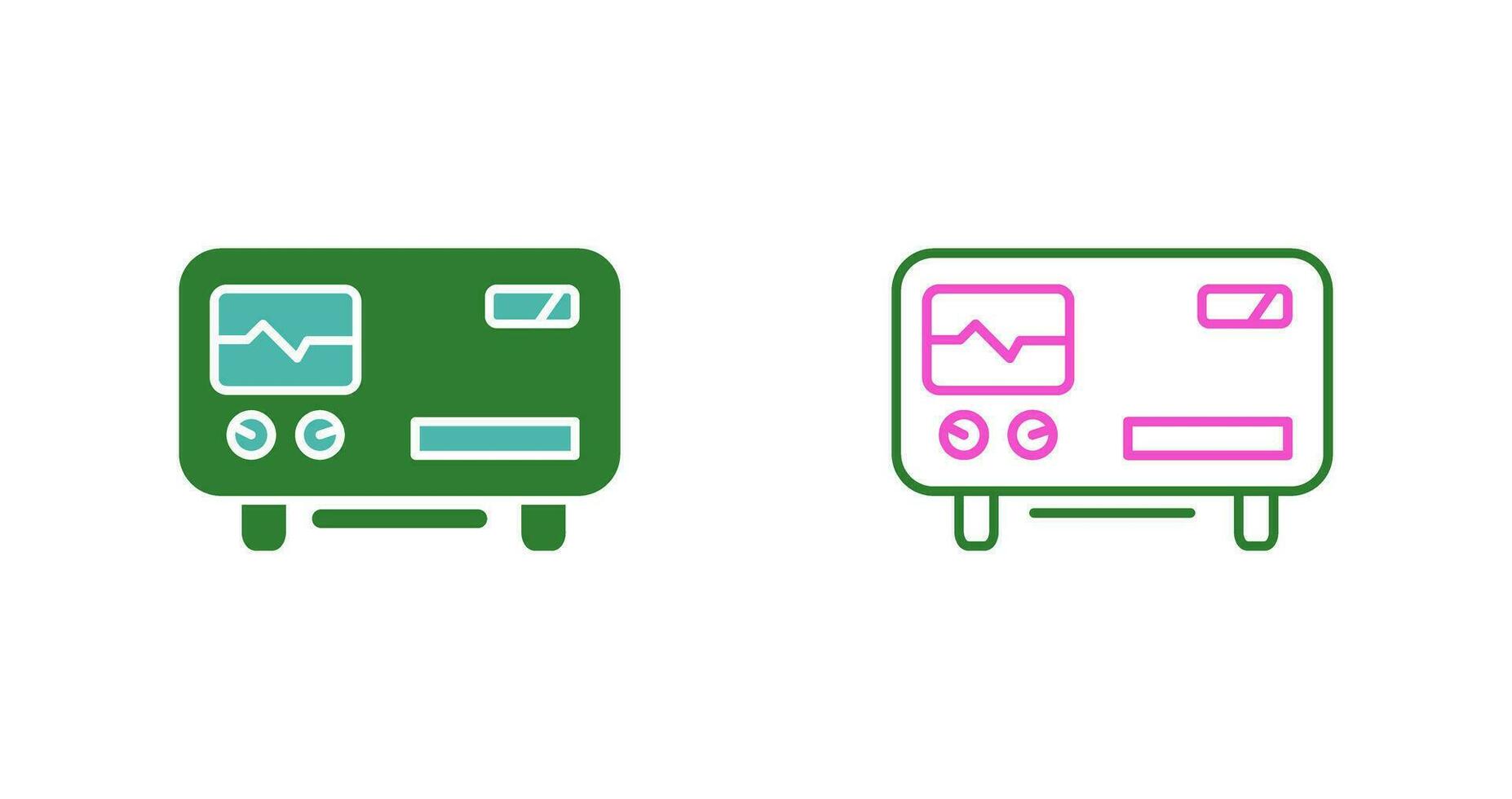 Oscillscope Vector Icon