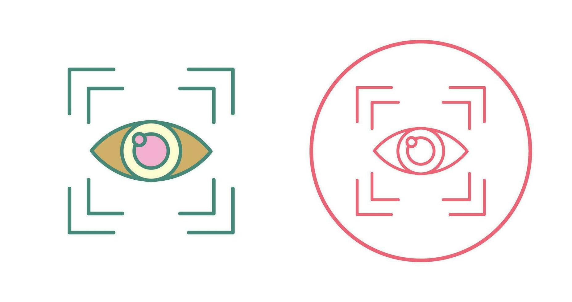 Eye Scan Vector Icon