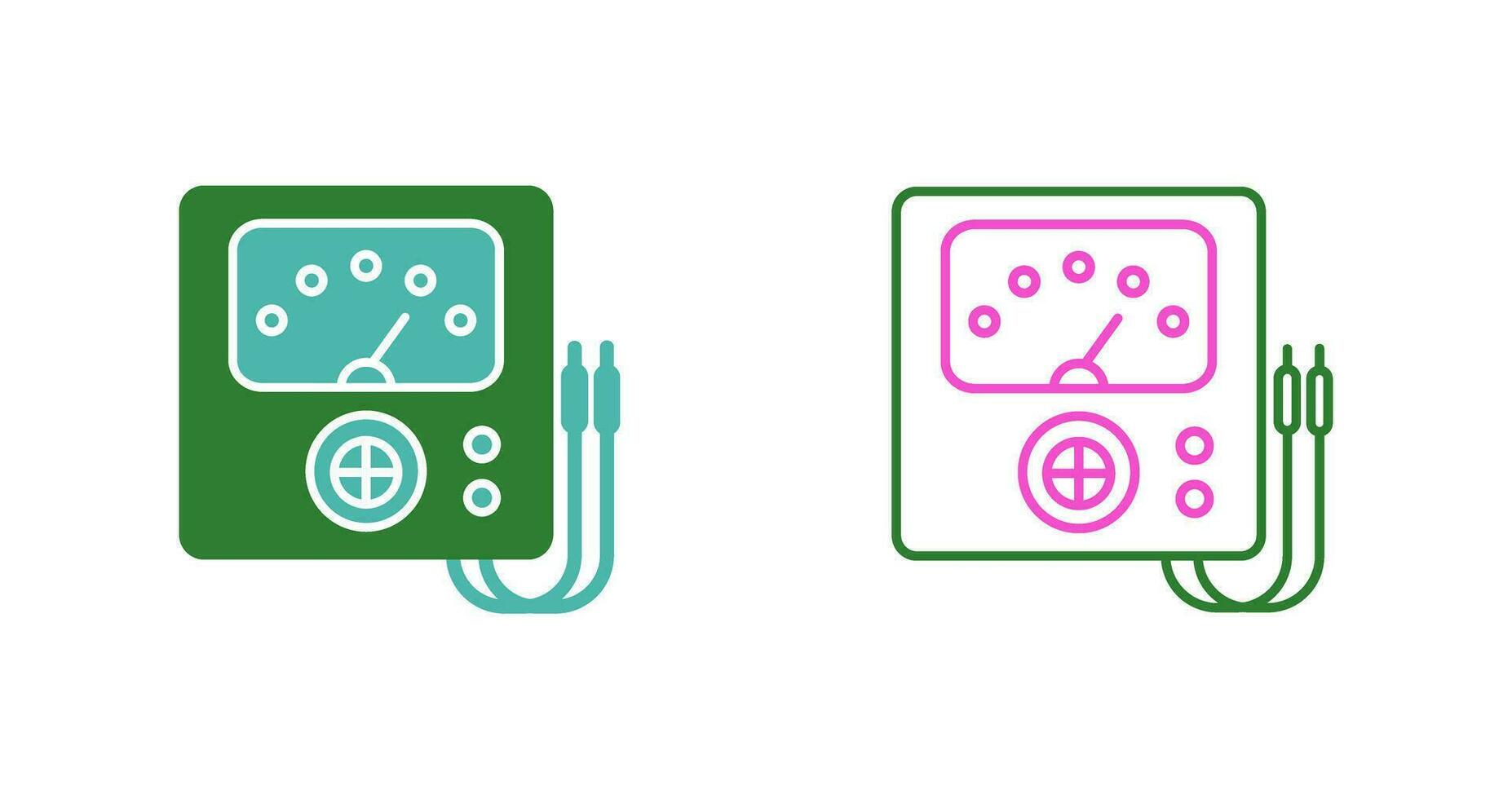 Voltmeter Vector Icon