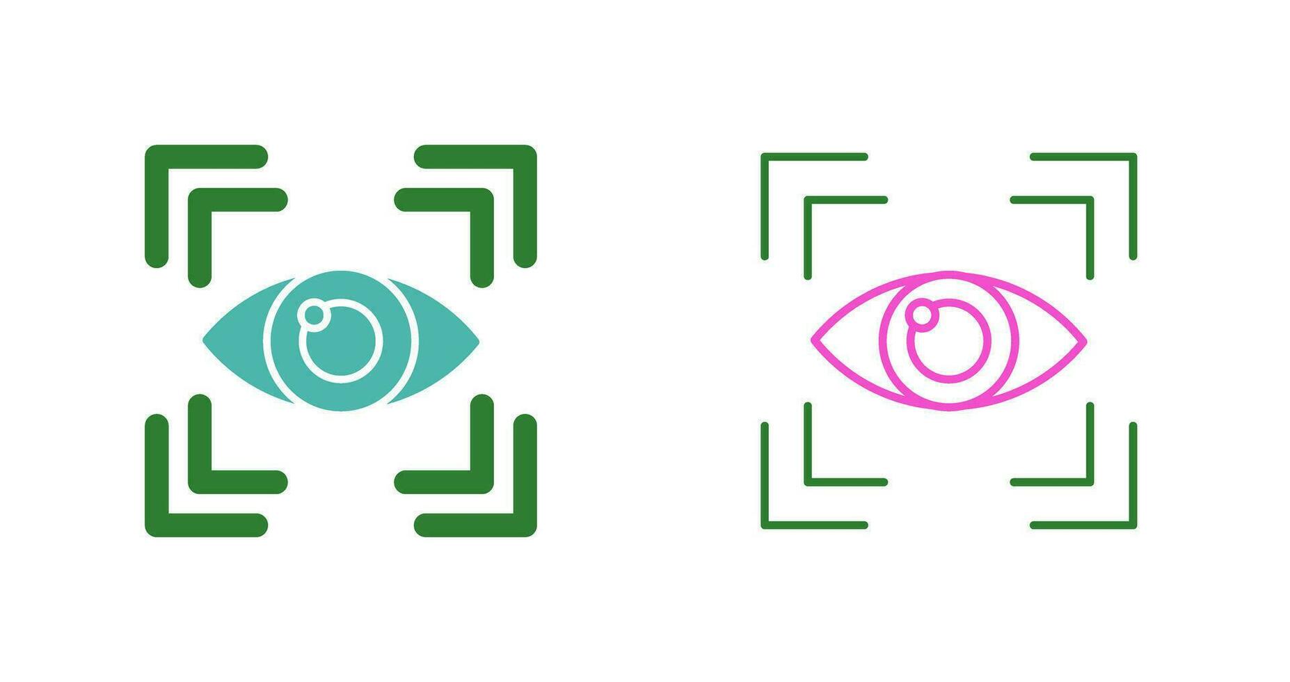 Eye Scan Vector Icon