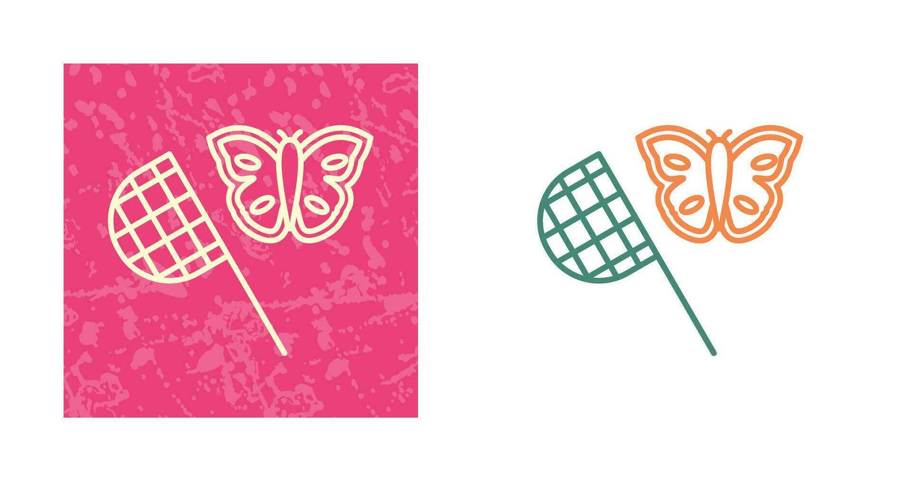 Butterfly Catcher Vector Icon