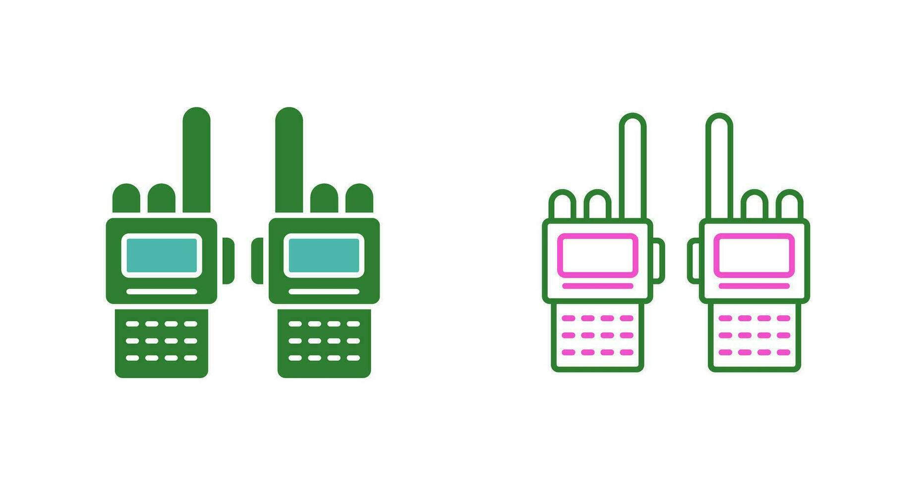 Walkie Talkie Vector Icon