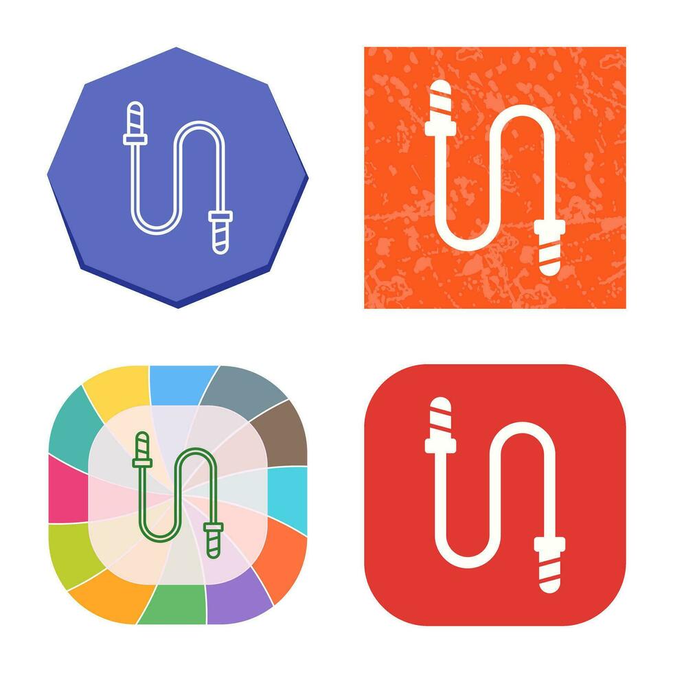 Jumping Rope Vector Icon