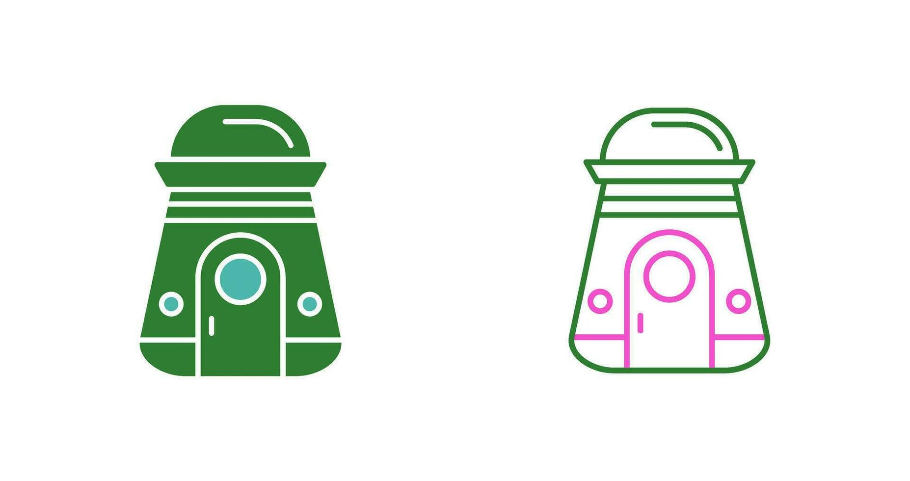 Space Capsule Vector Icon