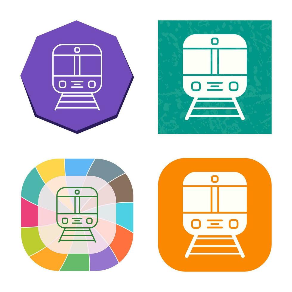 icono de vector de tren