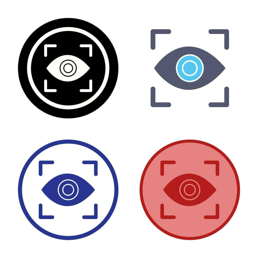 Eye Scan Vector Icon