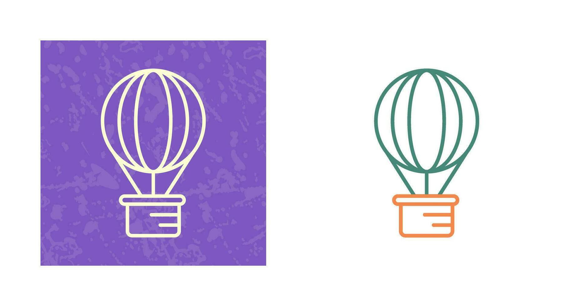 Hot Air Balloon Vector Icon