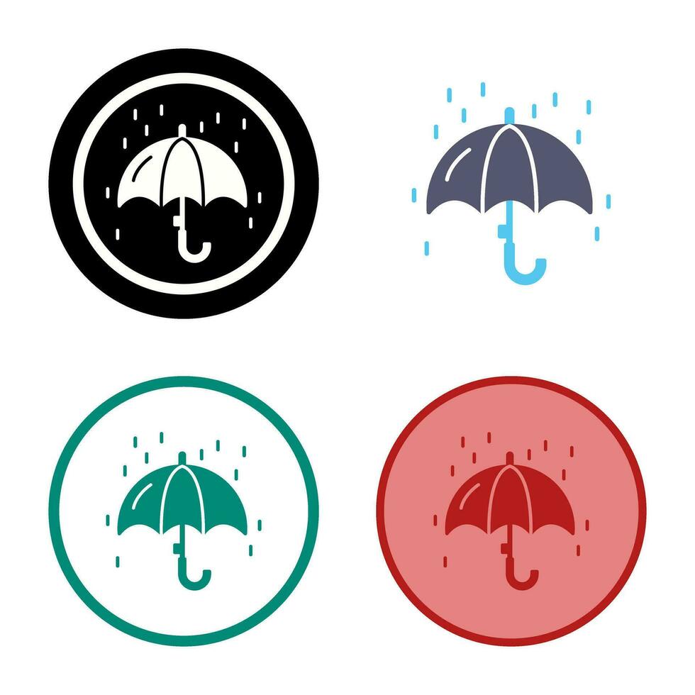 Raining Vector Icon