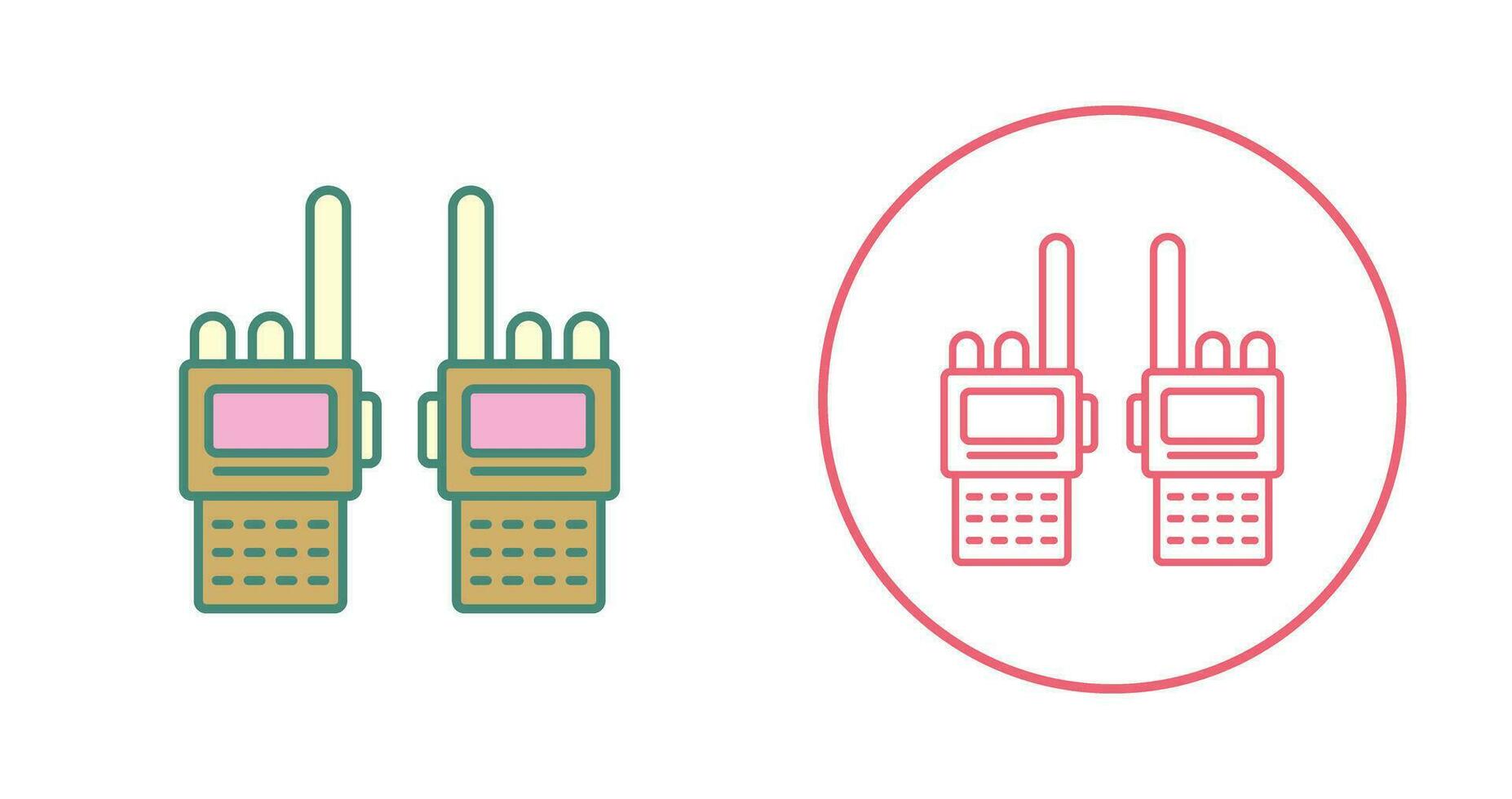 Walkie Talkie Vector Icon