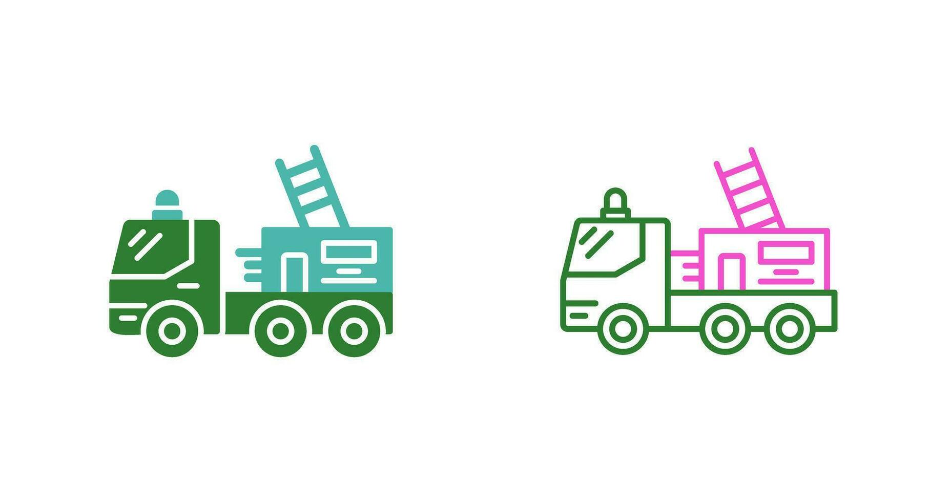 Fire Truck Vector Icon