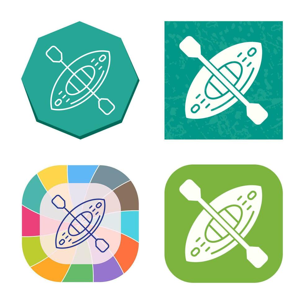 Kayak Vector Icon