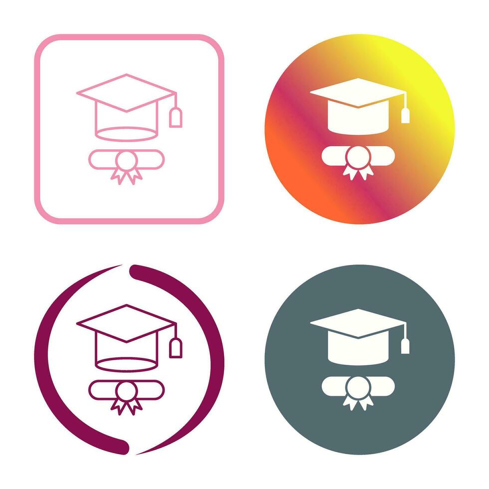 Graduation Hat Vector Icon