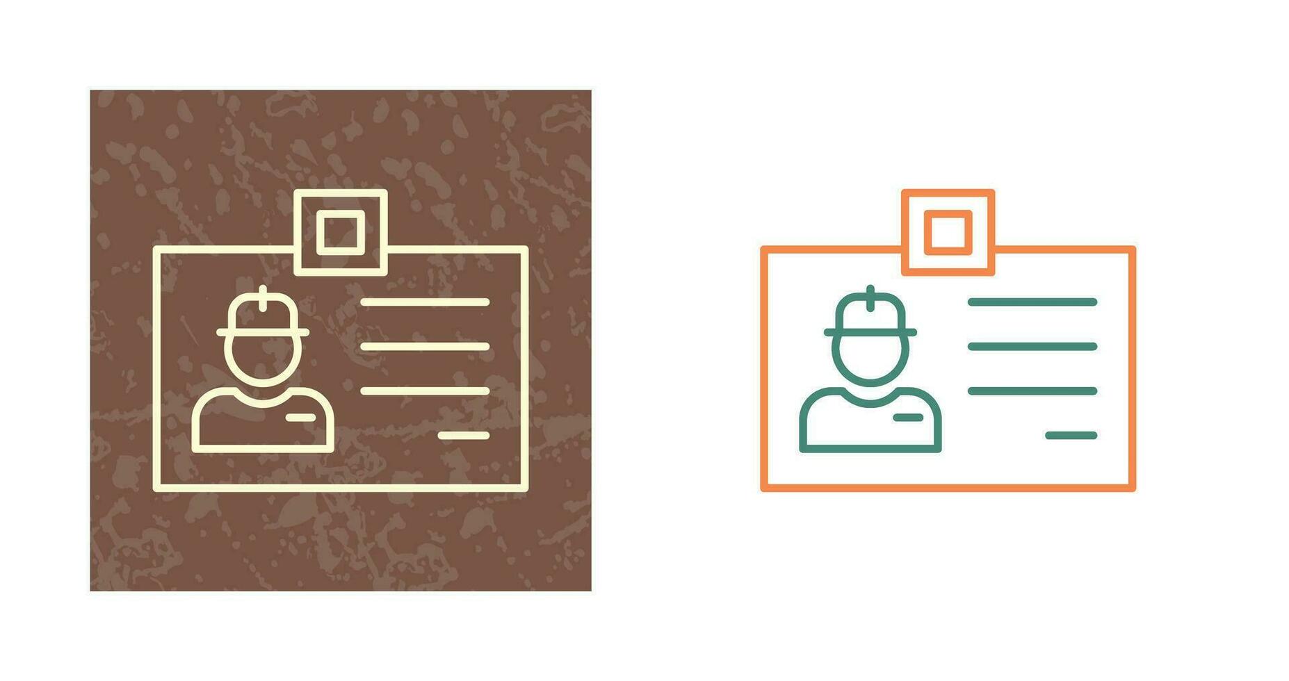 Identity Card Vector Icon