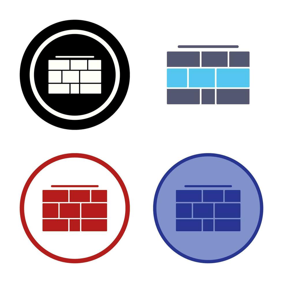 Brick wall Vector Icon