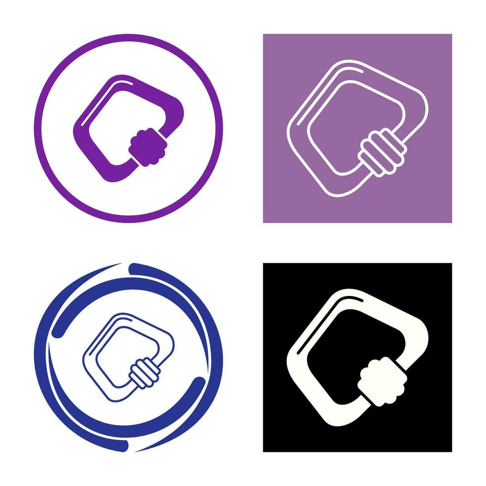 Carabiner Vector Icon