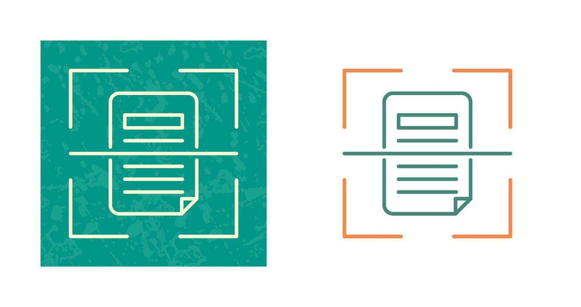 Scan Vector Icon