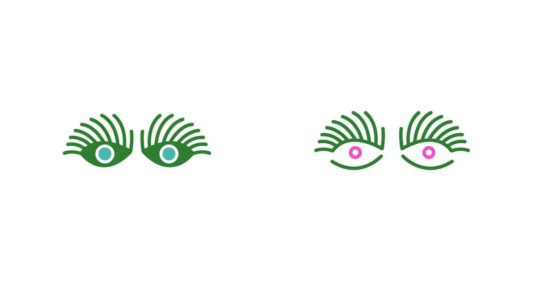 Longlashes Vector Icon