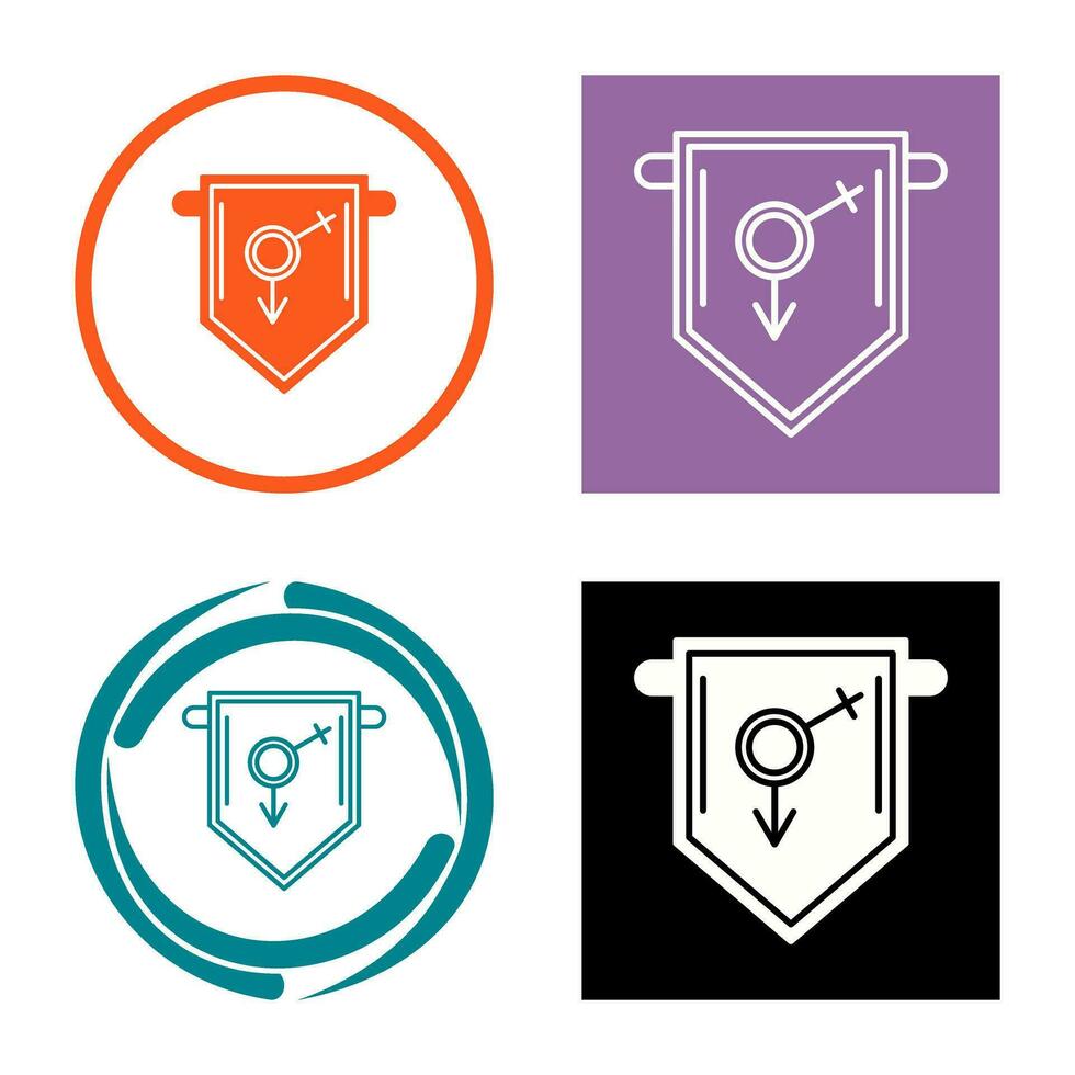 College Fraternity Vector Icon