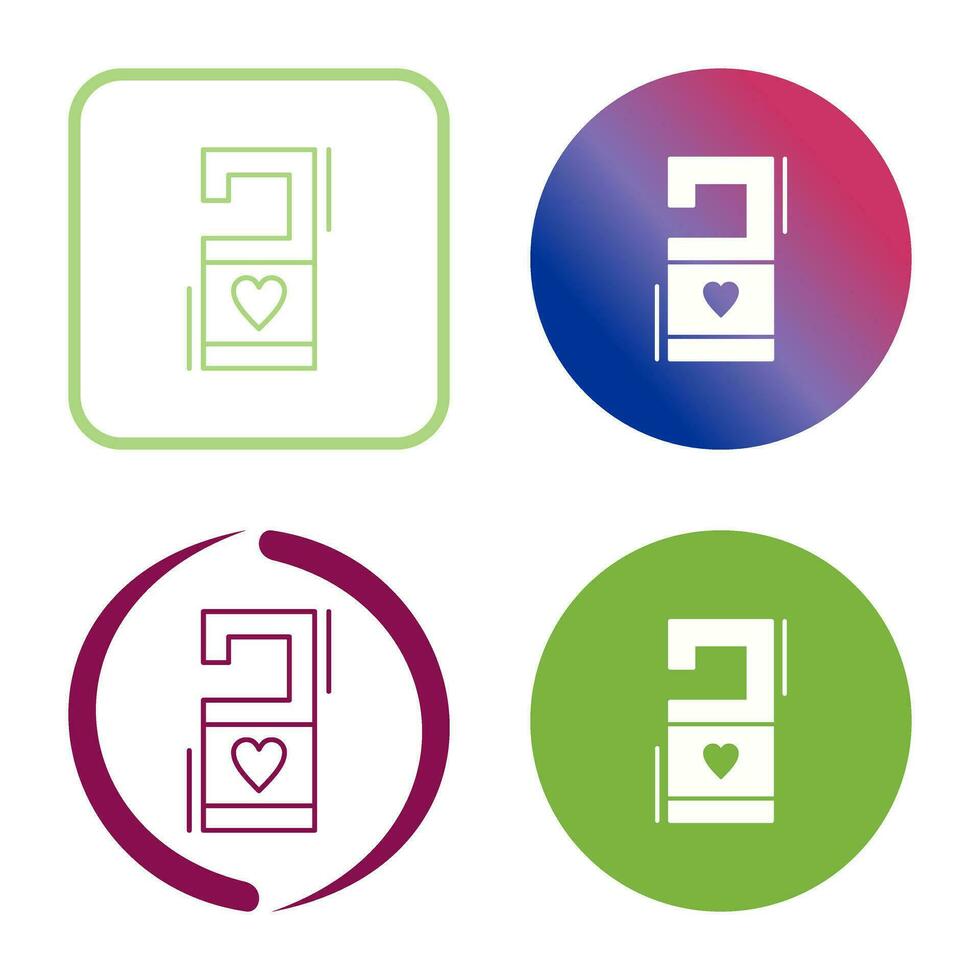 Door Knob Sign Vector Icon