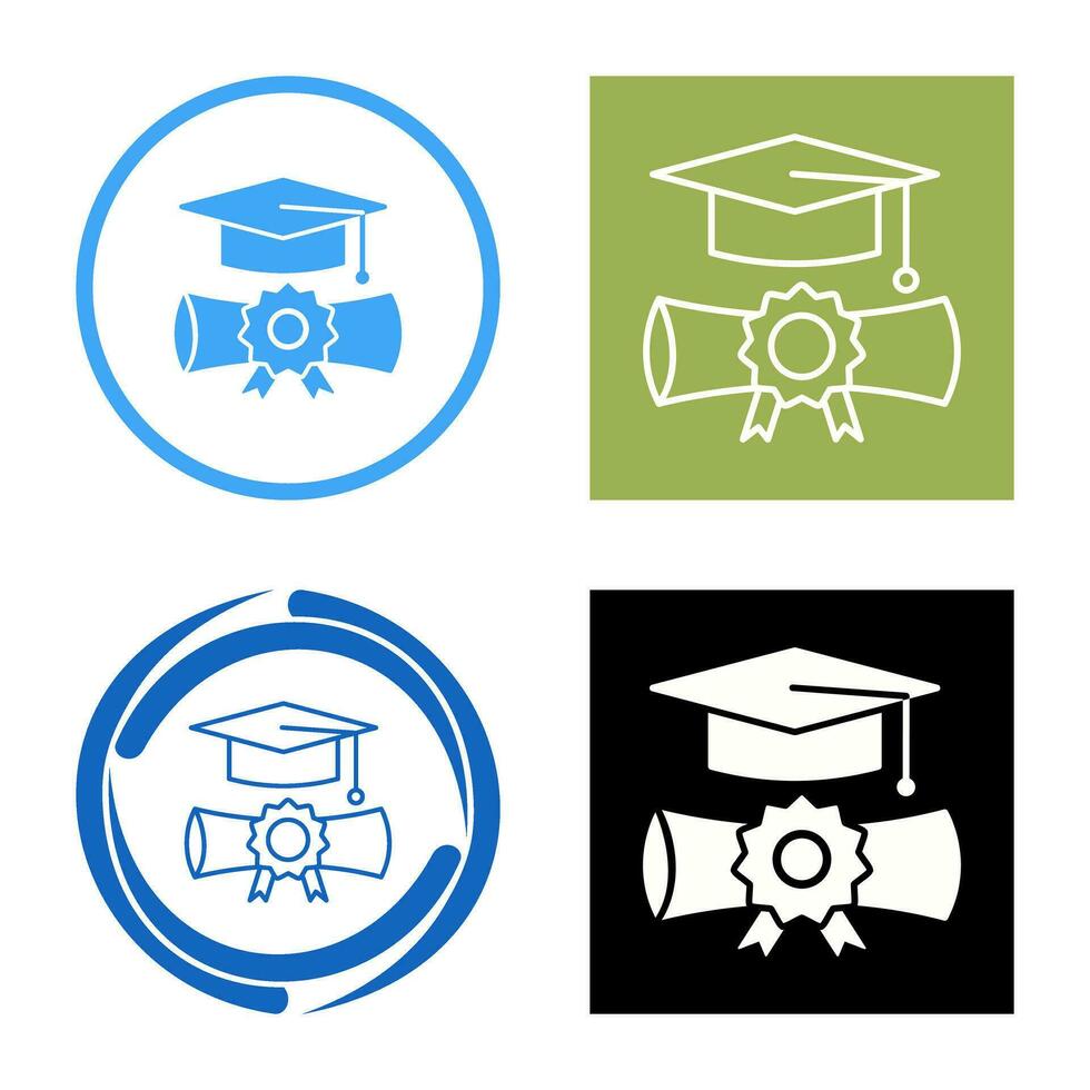 icono de vector de graduación