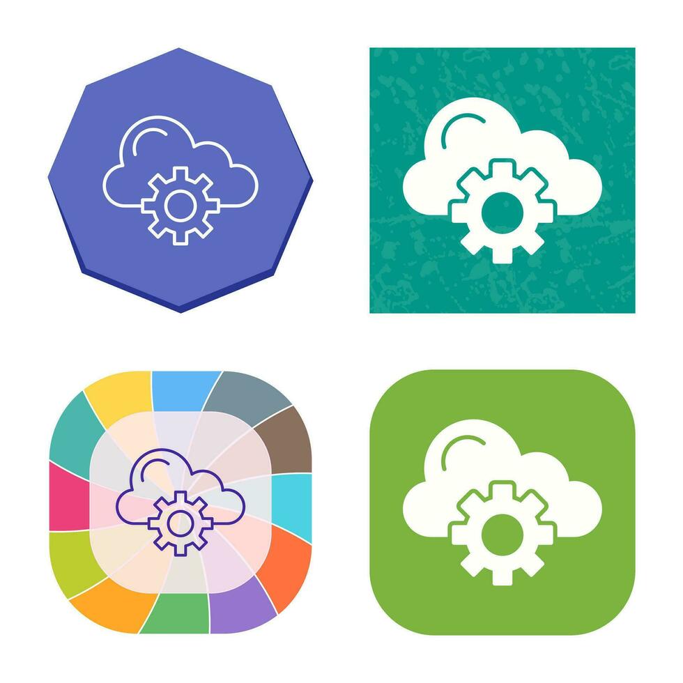 Cloud Computing Vector Icon