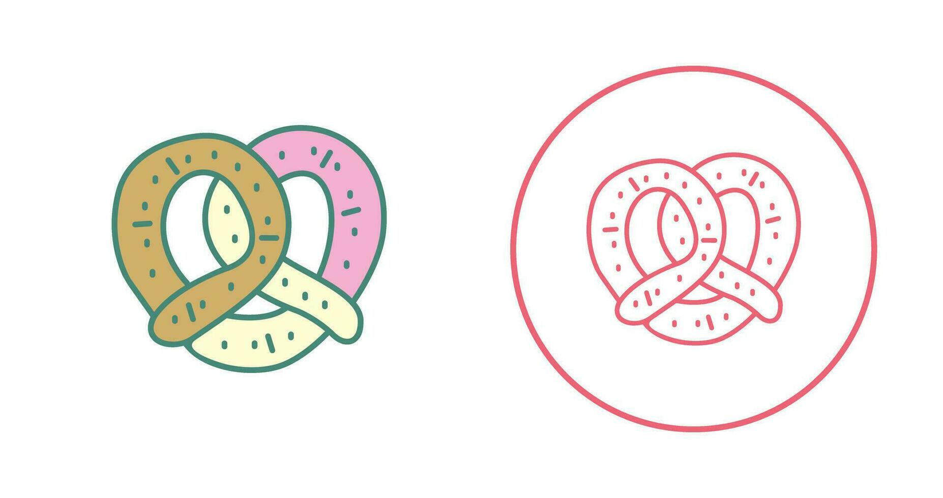 Pretzel Vector Icon