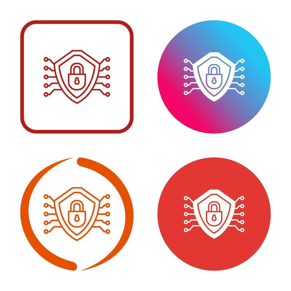 Cyber Security Vector Icon