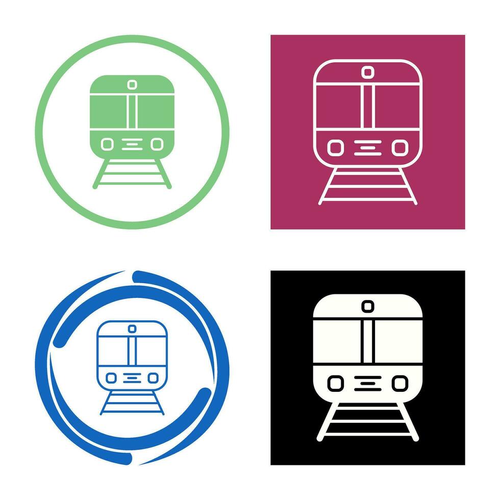 icono de vector de tren