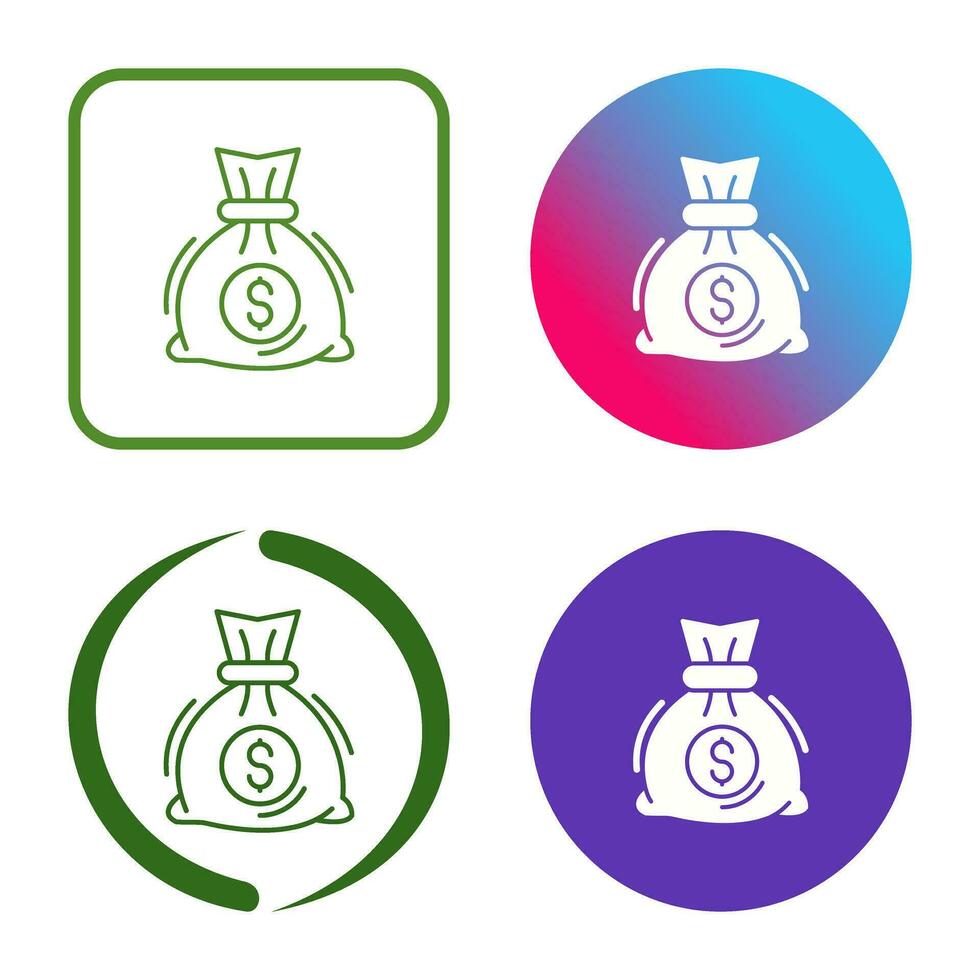 Money Bag Vector Icon