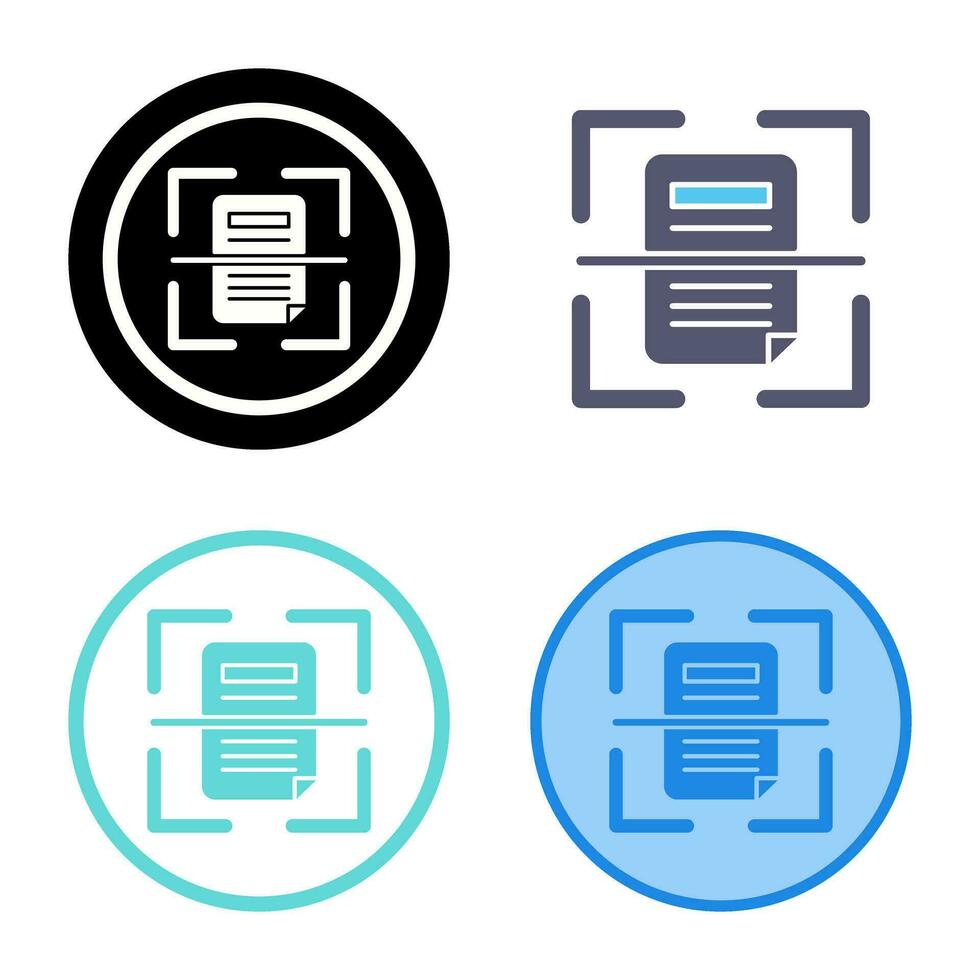 Scan Vector Icon