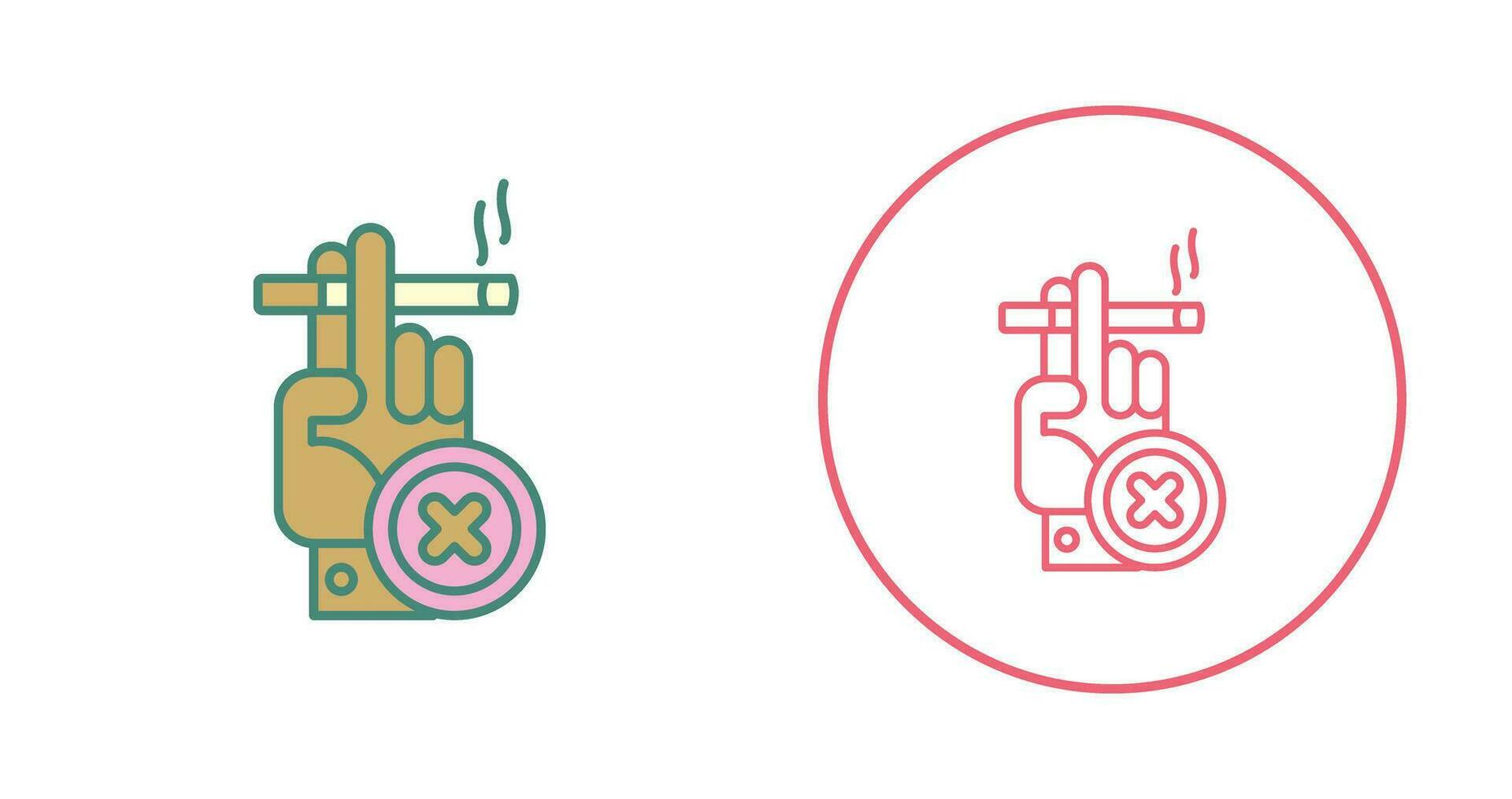 Quit Smoking Vector Icon